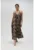 Rochie maxi cu decolteu in V si animal print