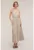 Rochie maxi cu decolteu in V si pliuri