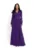 Rochie maxi cu decolteu in V si slit