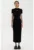 Rochie maxi cu decupaj pe spate – Negru