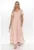 Rochie maxi cu fronseuri si maneca scurta