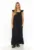 Rochie maxi cu garnituri cu volane