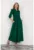 Rochie maxi cu maneci 3/4 si snur in talie –