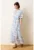 Rochie maxi cu maneci kimono