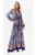Rochie maxi cu model abstract Anex