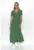 Rochie maxi cu talie inalta si decolteu in V