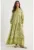 Rochie maxi dama –  croi lejer – viscoza – decolteu in V – verde –