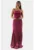 Rochie maxi de satin cu bretele inguste
