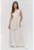 Rochie maxi evazata cu crapaturi laterale