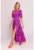 Rochie maxi evazata cu imprimeu –