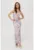 Rochie maxi imprimata cu model floral –