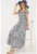 Rochie maxi HiCCUP – imprimeu floral – bleumarin – textil