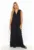 Rochie maxi larga cu decolteu in V