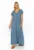 Rochie maxi lejera cu decolteu in V