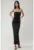 Rochie maxi –  mulata – neagra – jerseu