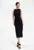 Rochie maxi neagra – fara maneci – poliester – elastan