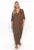 Rochie maxi supradimensionata din jerseu