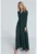 Rochie maxi verde – eleganta – maneci lungi – poliester –