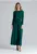 Rochie maxi verde – maneci lungi – poliester – eleganta – versatila