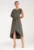Rochie midi  M1041 – asimetrica – verde – viscoza