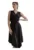 Rochie midi –  Negru – Fara maneci – Cu curea decorativa – Poliester/Elastan