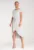 Rochie midi asimetrica – gri – viscoza