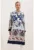 Rochie midi HiCCUP brodata bleumarin