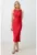 Rochie midi cambrata cu aspect texturat