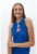 Rochie midi cambrata cu aspect texturat si decupaje