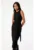 Rochie midi cambrata cu cordon lateral