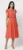 Rochie midi corai din rayon