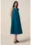 Rochie midi cu aplicatie florala