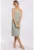 Rochie midi cu bretele subtiri –