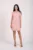 Rochie midi cu broderie la guler