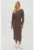 Rochie midi cu buzunare oblice