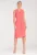 Rochie midi  cu centura – poliester