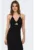 Rochie midi cu decupaj frontal