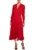 Rochie midi cu detalii suprapuse –