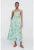 Rochie midi cu imprimeu cu fructe