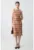 Rochie midi cu imprimeu in carouri