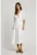 Rochie midi cu imprimeu si decolteu in V