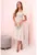 Rochie midi cu maneci bufante –
