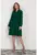 Rochie midi cu maneci lungi cu elastic –