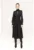 Rochie midi cu maneci lungi si guler inalt