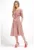 Rochie midi cu maneci scurte Aurora