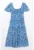 Rochie midi cu model si decolteu patrat