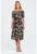 Rochie midi cu model si decolteu pe umeri