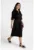 Rochie midi cu nasturi si cordon