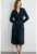 Rochie midi cu pliuri