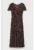 Rochie midi cu slit si decolteu in V